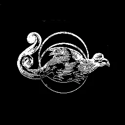 The Silent Library server icon, an archival resource hub for occult history and spiritual evolution